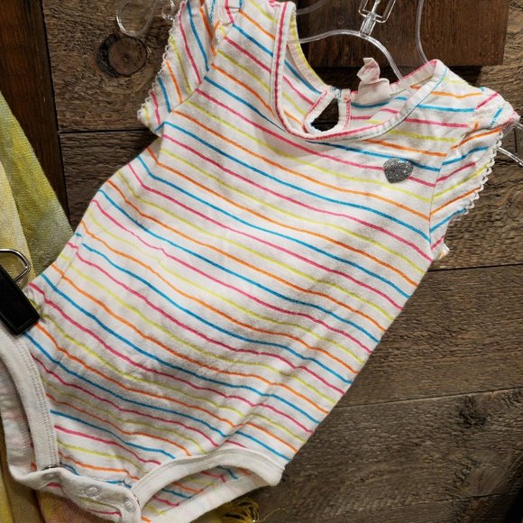 OshKosh B'gosh Other - OshKosh One Piece 9mo Neon Stripe